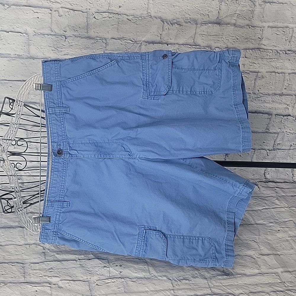 IZOD SALTWATER Blue Men's Cargo Shorts Size 38